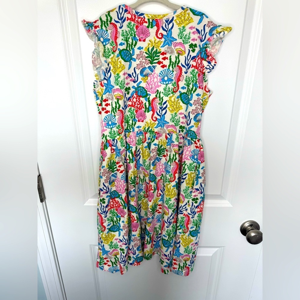 Mini Boden Coral Cove Sleeveless Dress Girls Size 11-12Y - Picture 6 of 6